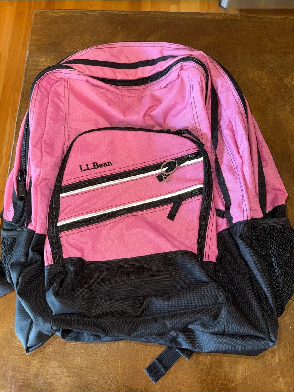 L.L. Bean pink backpack